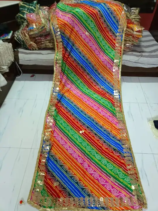 Chinon gotta lace  uploaded by Shivgori Dupatta house  on 7/20/2023