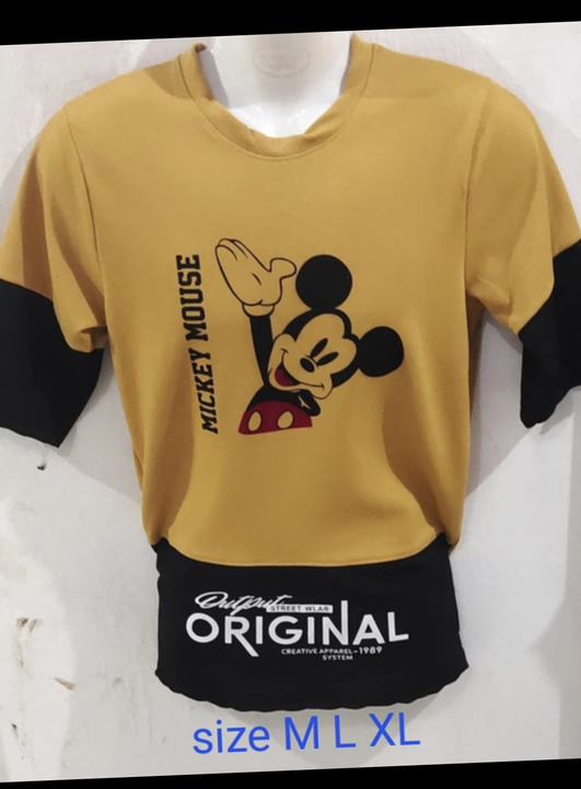 Mickey mouse t shirts  uploaded by REHAAN GARMENTS AND FASHION WEARS on 7/20/2023