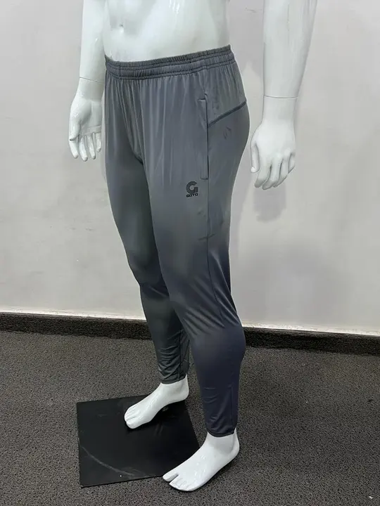 Nylon lycra trackpants for mens uploaded by Showroom quality sports wear manufacturers  on 7/20/2023