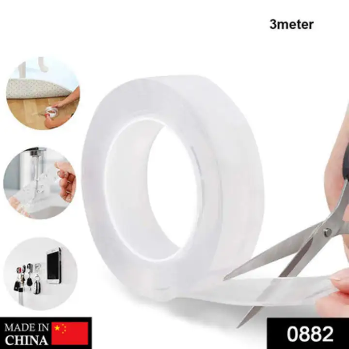 882 Double Sided Nano Adhesive Tape, 3 meter... uploaded by DeoDap on 7/21/2023