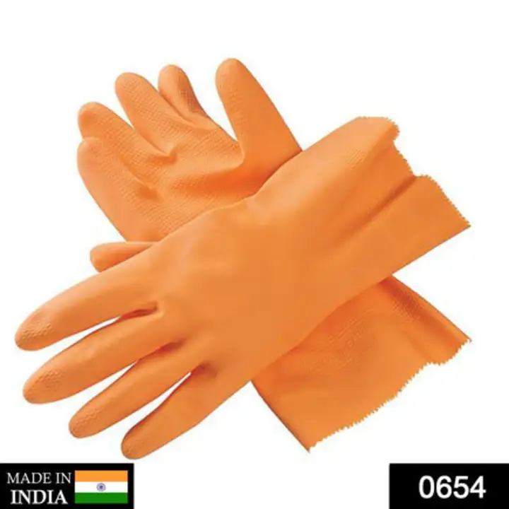 654 - Cut Glove Reusable Rubber Hand Gloves... uploaded by DeoDap on 7/21/2023
