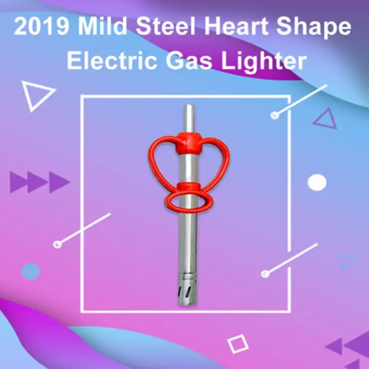 2019 Mild Steel Heart Shape Electric Gas Lighter uploaded by DeoDap on 7/21/2023