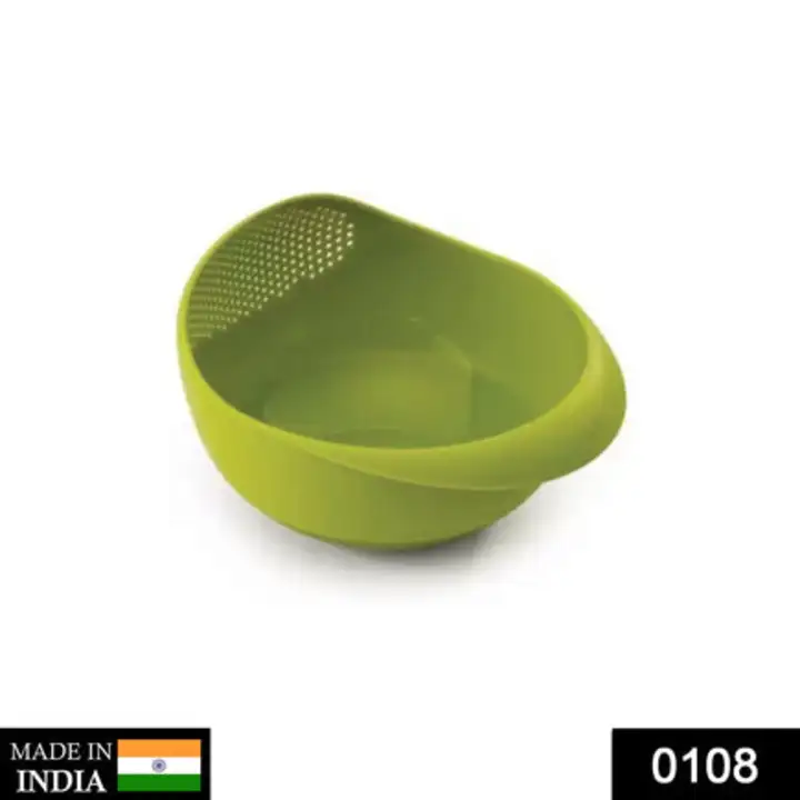 108 Kitchen Plastic big Rice Bowl Strainer Perfect... uploaded by DeoDap on 7/21/2023