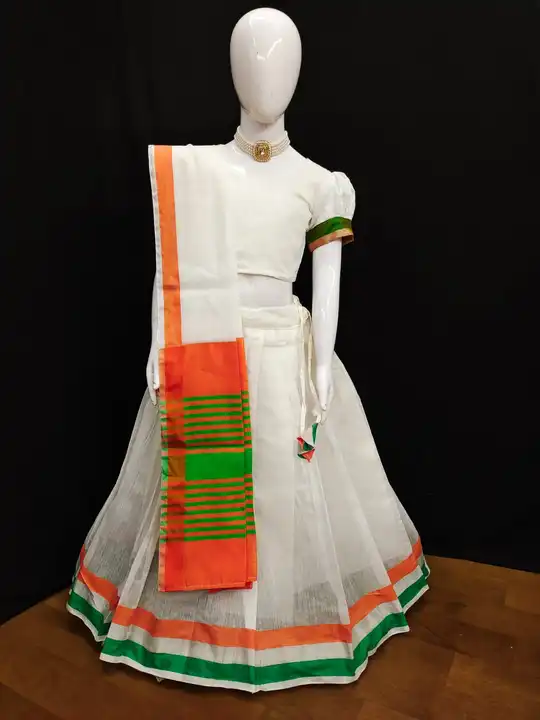Lehenga tri colour cotton stitched lehenga  uploaded by Divya Fashion on 7/21/2023