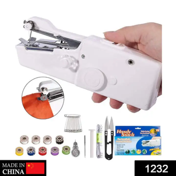 1232 Handheld Portable Mini Electric Cordless Sewing Machine... uploaded by DeoDap on 7/21/2023