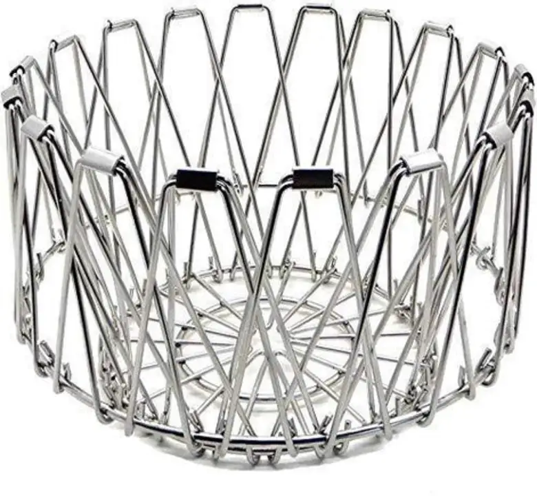 3040 Multipurpose Fruit Basket Stainless Steel Wire Bowl... uploaded by DeoDap on 7/21/2023