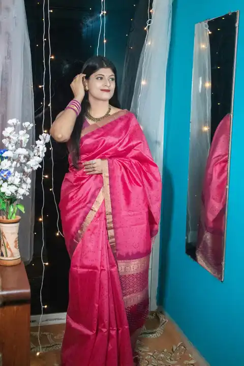 Pure silk saree uploaded by VARDHAK COLLECTION  on 7/21/2023
