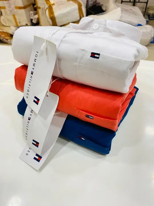 Tommy Hilfiger plain shirts uploaded by VARDHAK COLLECTION  on 7/21/2023