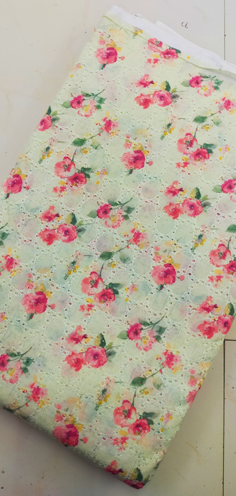 PC cotton chiken borar print fabric uploaded by Monika textiles on 7/21/2023