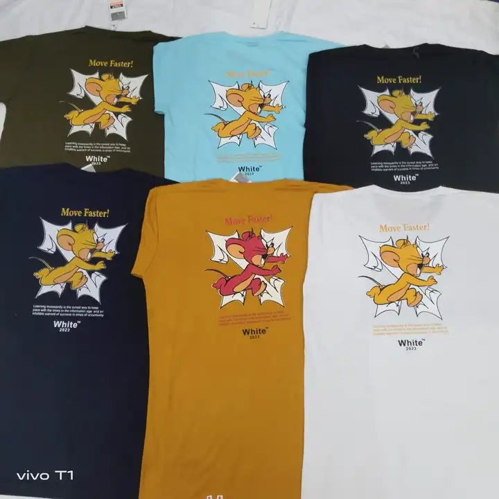 100% cotton t-shirt premium quality product different colours available bulk quantity orders only  uploaded by business on 7/21/2023