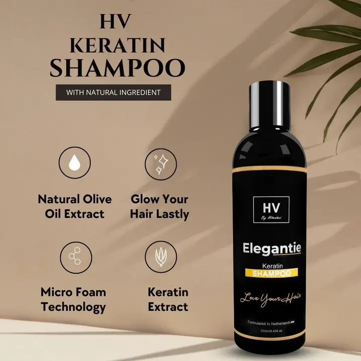HV elegantie Keratin shampoo 250ml uploaded by Jiya marketing and traders on 7/21/2023