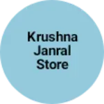 Business logo of Krushna janral store
