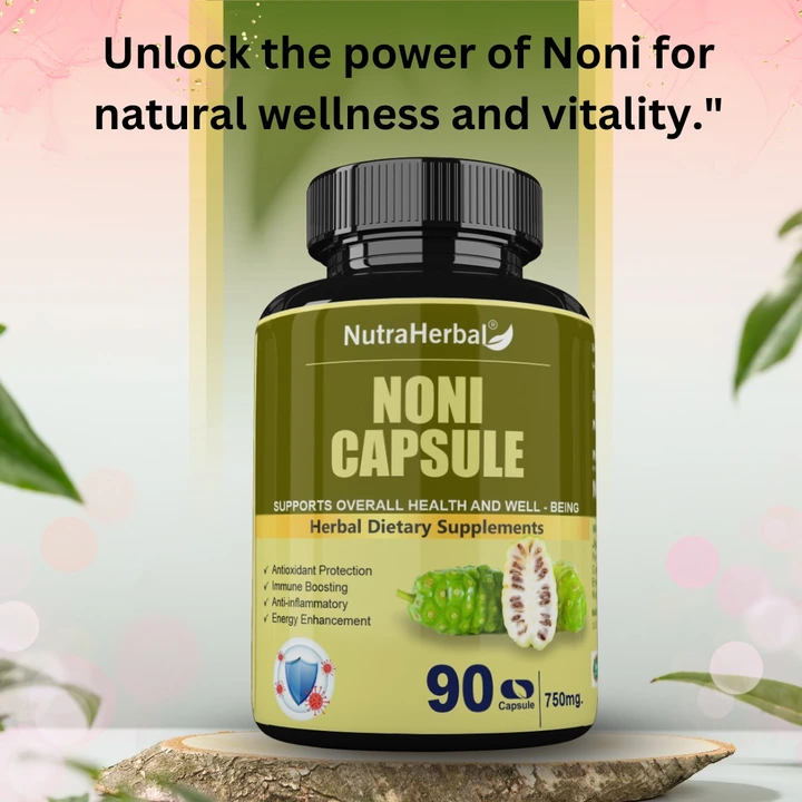 Nutraherbal Noni capsules 90 capsules uploaded by Jiya marketing and traders on 7/21/2023