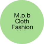 Business logo of M.p.b cloth fashion hub