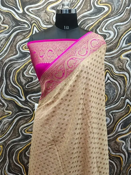 🌿🌿🌿🌿🌿🌿🌿🌿🌿

*Banarasi fancy daybal semi Georgette saree*

Fabric Soft Georgette  antik zari  uploaded by Online selling of sarees  on 7/21/2023