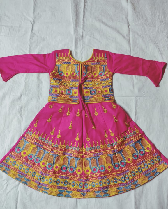 Multi colour embroidery frock with leggings uploaded by A.ALI DRESSES  on 7/21/2023