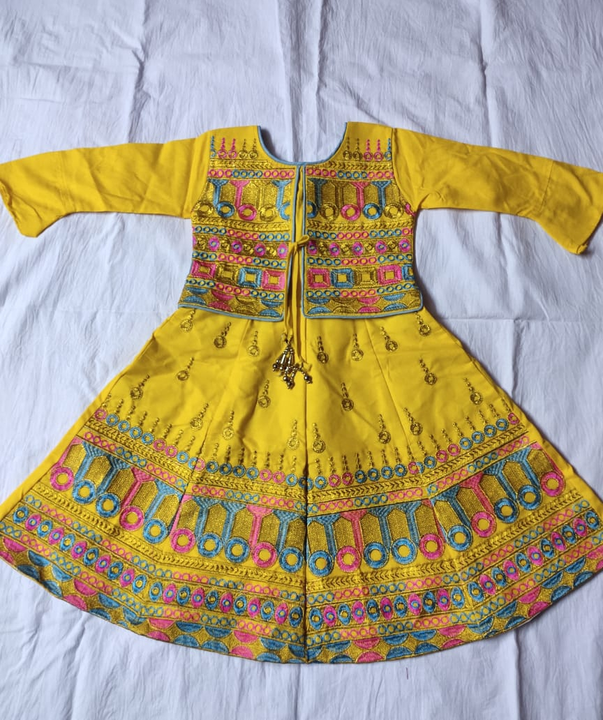 Multi colour embroidery frock with leggings uploaded by A.ALI DRESSES  on 7/21/2023