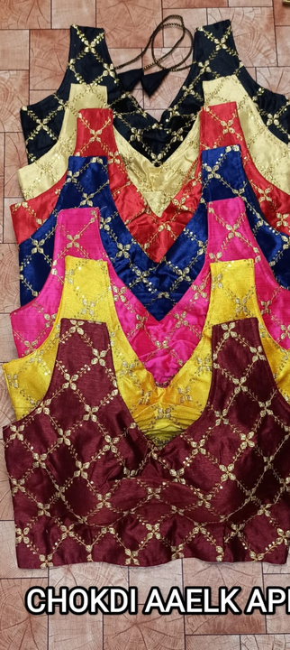 Fhantom silk chokdi allover blouse  uploaded by Shivam ecommerce service on 7/21/2023