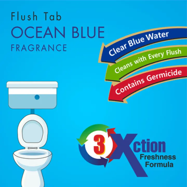 1325 Toilet Cleaner Flush Tab (Ocean Blue) -... uploaded by DeoDap on 7/21/2023