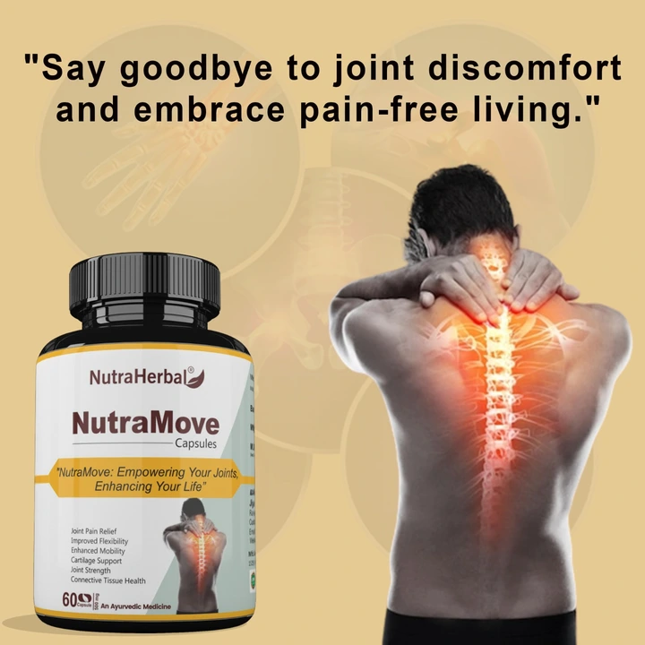 Nutraherbal NutraMove joint pain capsules 60capsules 500mg uploaded by Jiya marketing and traders on 7/21/2023