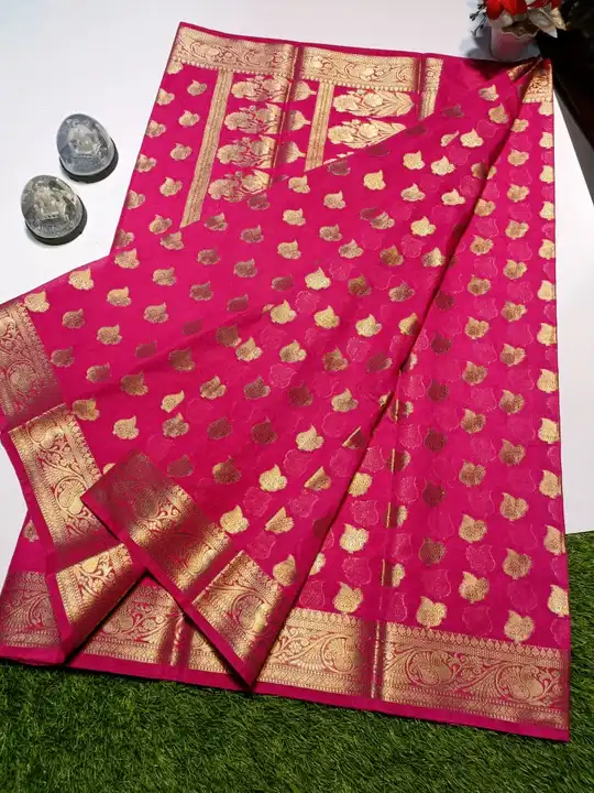 SEMI GEORGET SOFT SILK SAREE uploaded by business on 7/21/2023