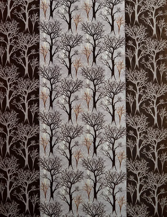 Autumn tree printed multicolor curtain 7FT Door set for 1 uploaded by Home max india on 7/21/2023