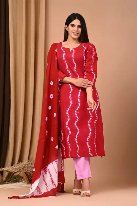 Stitched suit set dress uploaded by S S block printers  on 7/21/2023