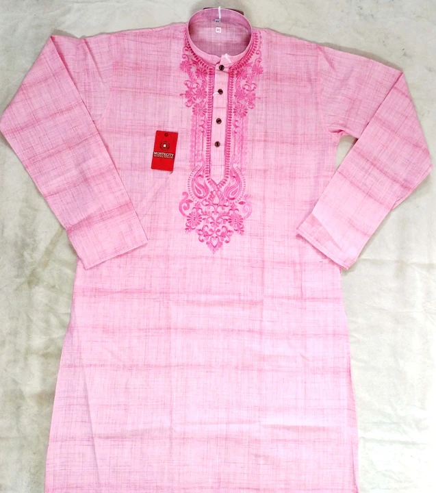 Catton khadi full panjabi 36 to 42  uploaded by A.R GARMENTS on 7/21/2023