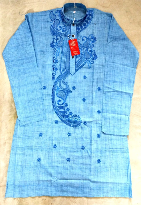 Catton khadi full panjabi 36 to 42  uploaded by business on 7/21/2023