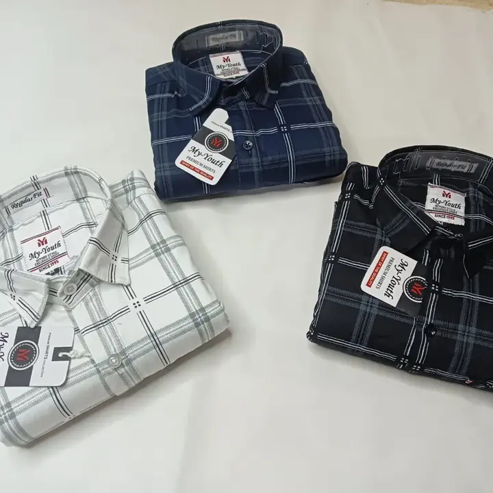 Twill cotton Check shirt  uploaded by business on 7/21/2023
