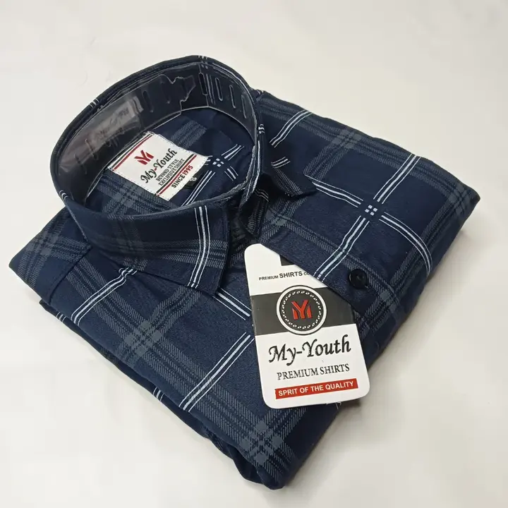 Twill cotton Check shirt  uploaded by My youth on 7/21/2023