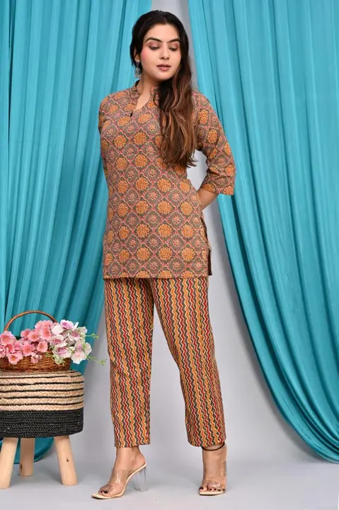 Kurti with pant  uploaded by business on 7/21/2023