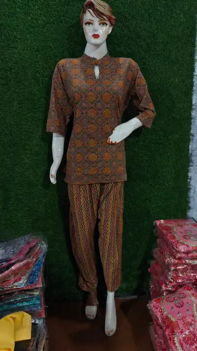 Kurti with pant  uploaded by Vijay creation on 7/21/2023