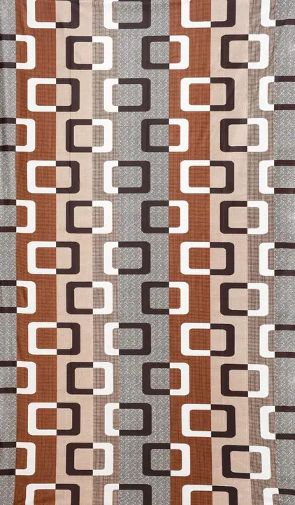 Geometric box printed multicolor curtain 7FT Door  set of 1_Brown uploaded by Home max india on 7/21/2023