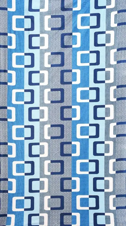 Geometric box printed multicolor curtain 7FT Door  set of 1_Blue uploaded by Home max india on 7/21/2023