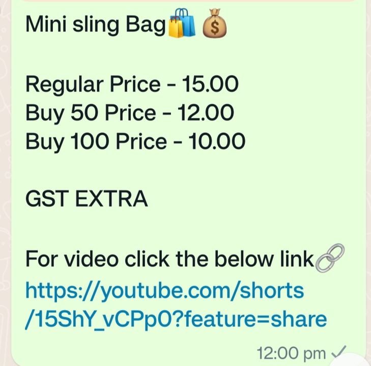 Mini Sling bag 6 Pocket 😍 uploaded by Sha kantilal jayantilal on 7/21/2023