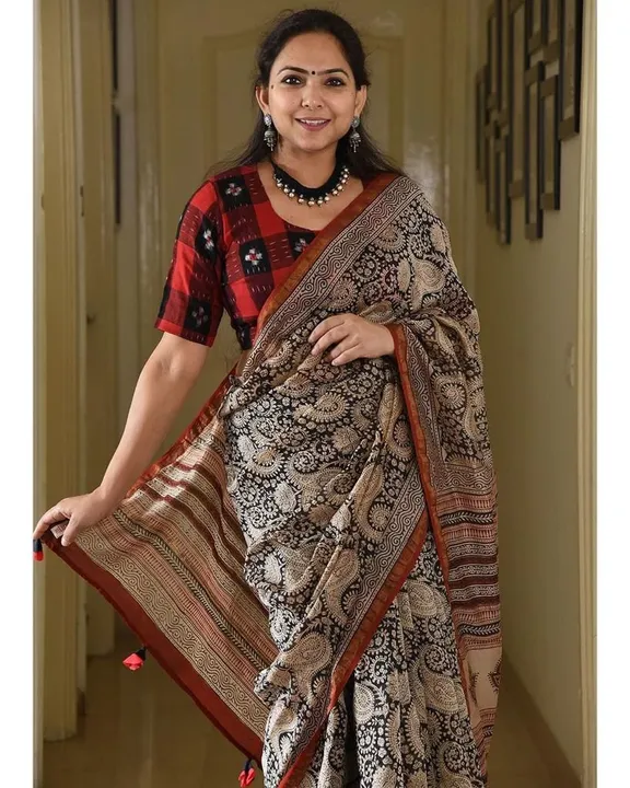 Mulmal COTTON SAREE uploaded by KEDAR FAB on 7/21/2023