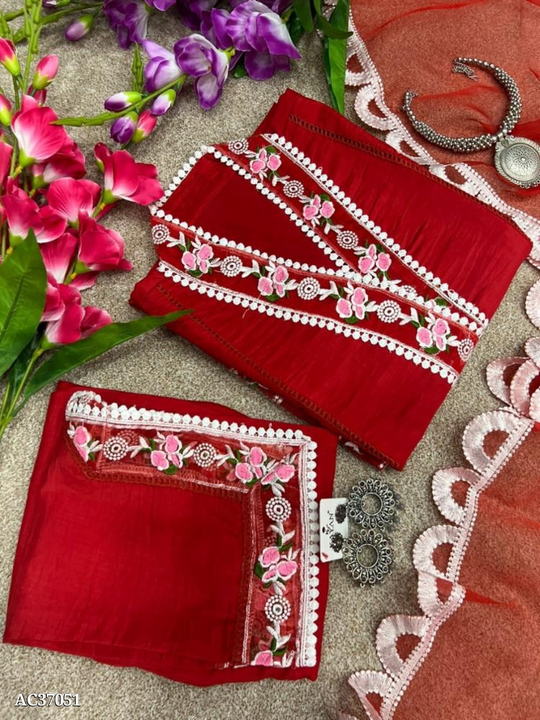 Top,pant,dupatta uploaded by I. R. FASHION on 7/21/2023