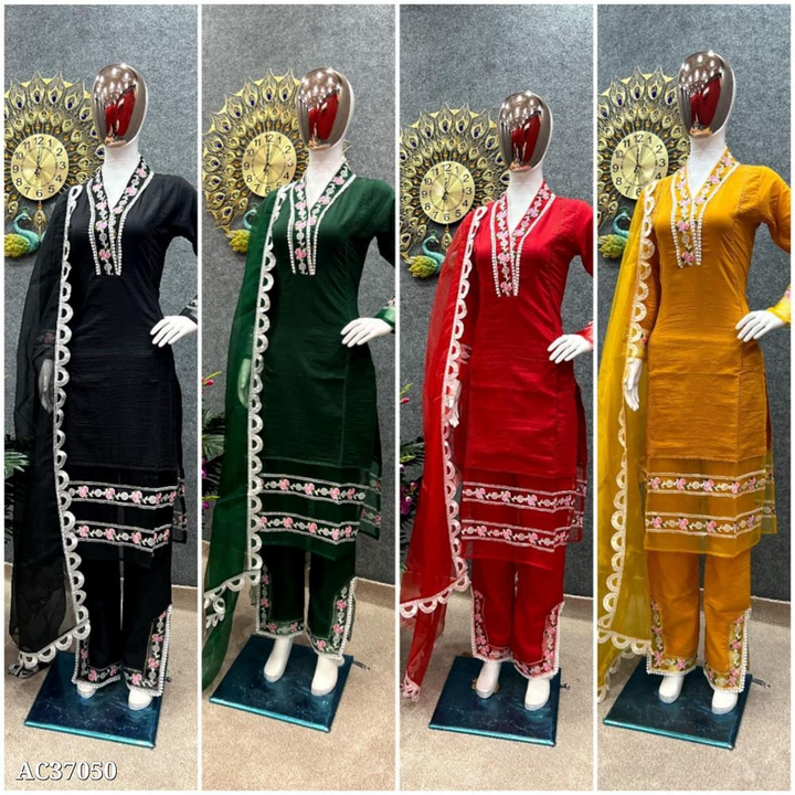 Top,pant,dupatta uploaded by I. R. FASHION on 7/21/2023