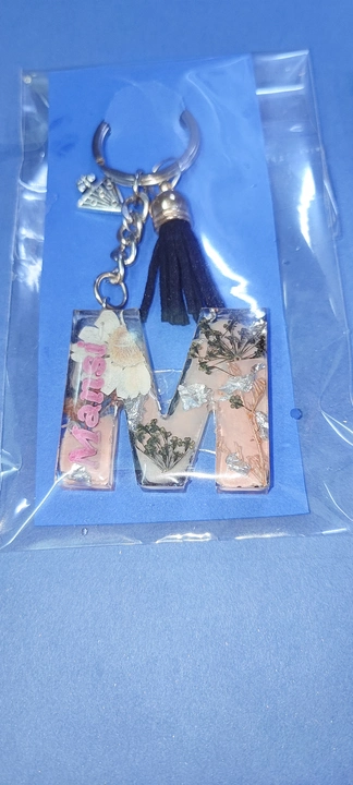 Letter M keychain uploaded by Apres bath handmade products on 7/21/2023