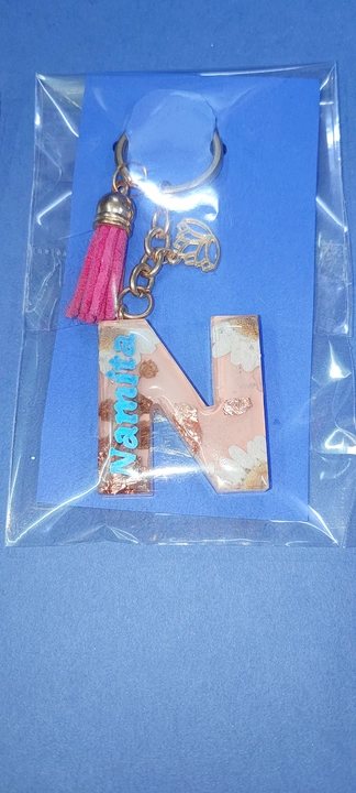 Customized Name keychain uploaded by Apres bath handmade products on 7/21/2023