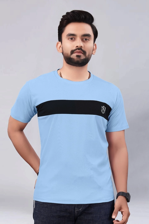 Men's polo Lycra T-shirt uploaded by Shreeji Fashion on 7/21/2023