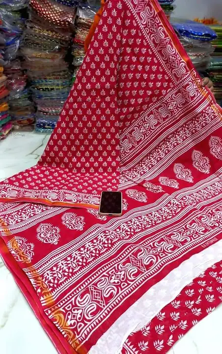 Chanderi cotton saree  uploaded by business on 7/21/2023