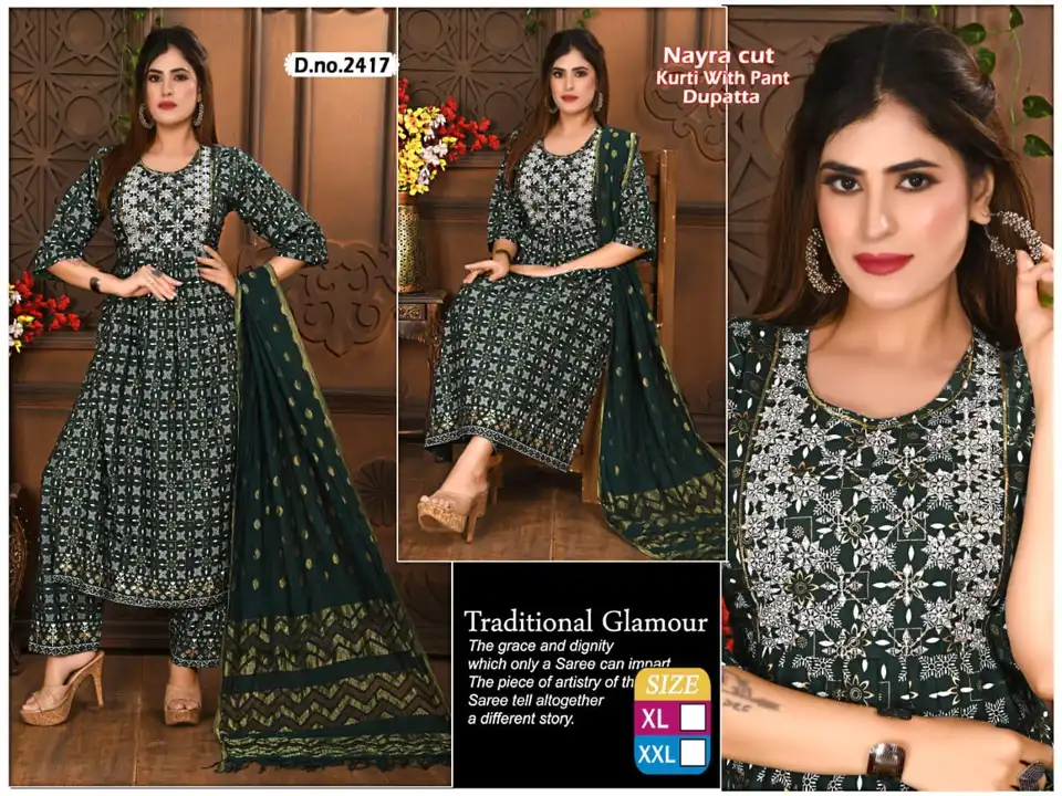 Nayra Cut Kurti Set  uploaded by S. P. Collection on 7/21/2023