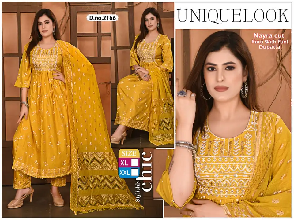 Nayra Cut Kurti Set  uploaded by S. P. Collection on 7/21/2023