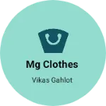 Business logo of MG clothes