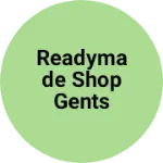 Business logo of Readymade shop gents