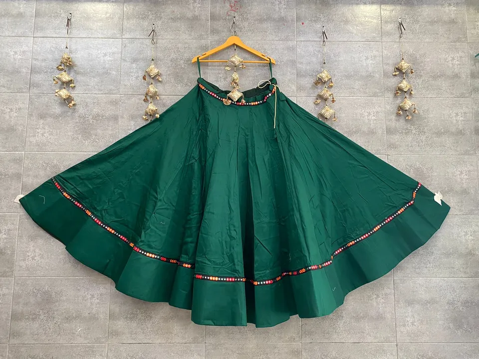 8-10 MTR Flair ivx
Pure cotton gamthi lace Fully stitched skirt uploaded by HEERADHYA ENTERPRISE on 7/21/2023