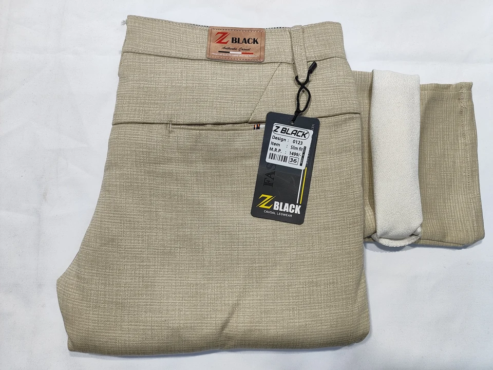 Z Black Men Cotton Trouser uploaded by OnlineKapde.com on 7/21/2023