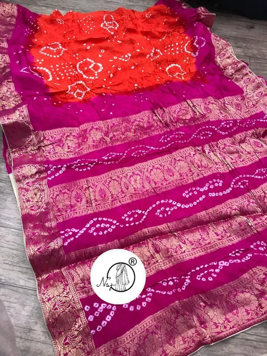 Presents  jamnagari  bhandej Saree*
👉👉Raksha Bandhan sale🛍️🛍️


New Launching for beauty

😍orig uploaded by Gotapatti manufacturer on 7/22/2023